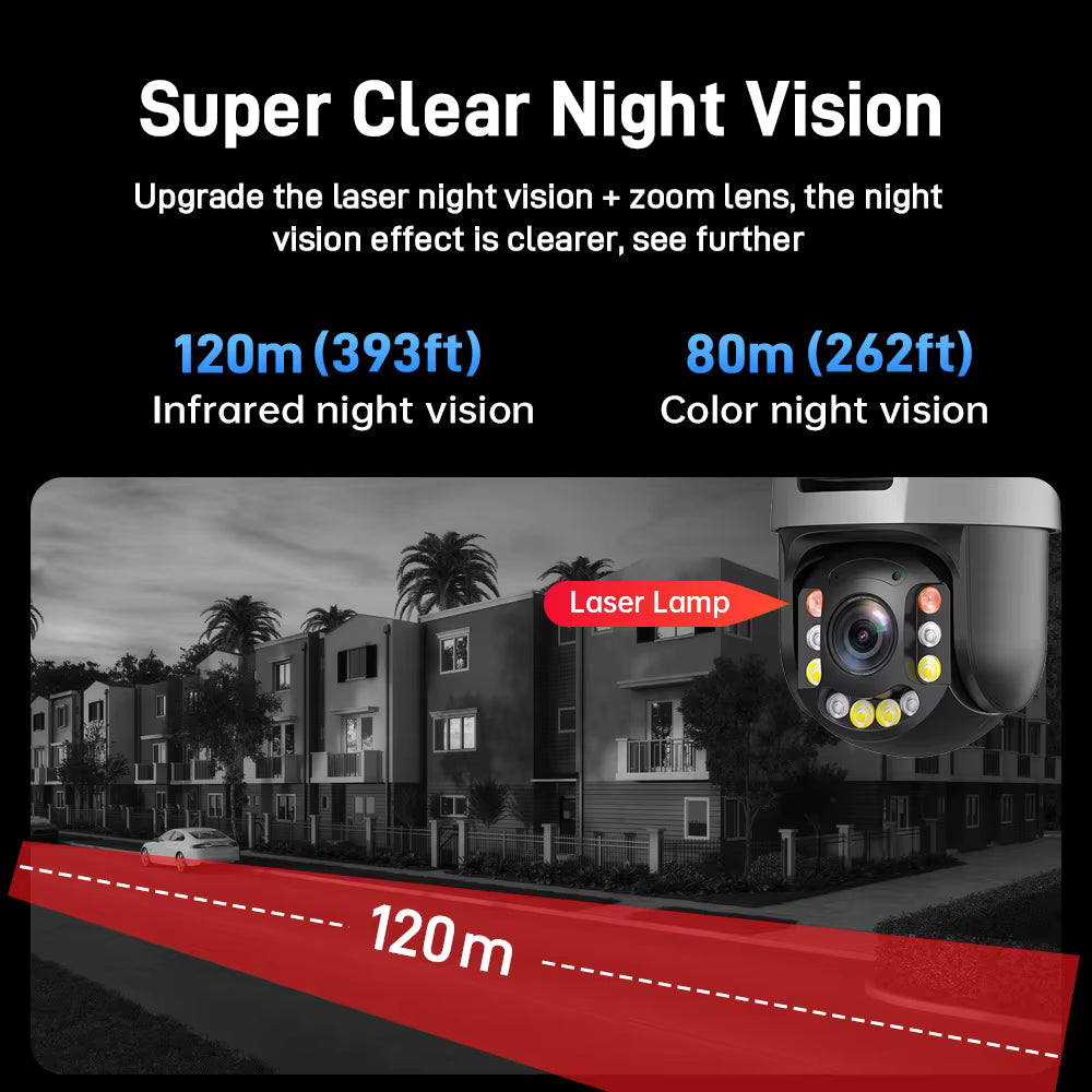 Merchills 4G Solar PTZ CCTV Camera – Dual-Lens, Auto-Tracking, 24/7 Video Monitoring, NAS-Ready Outdoor Security for Farms, Airports & Highways with 3-Year Warranty